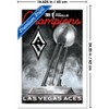 Trends International WNBA Las Vegas Aces - 2025 WNBA Finals Team Logo Framed Wall Poster Prints - 3 of 4