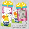 Big Dot of Happiness Gnome Birthday - Happy Birthday Party Money and Gift Card Sleeves - Nifty Gifty Card Holders - Set of 8 - 3 of 4