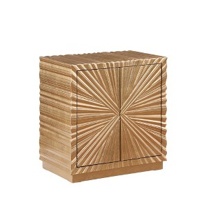 Best Master Furniture,Lacy Metallic Gold Sheen Side Table - 1 of 4
