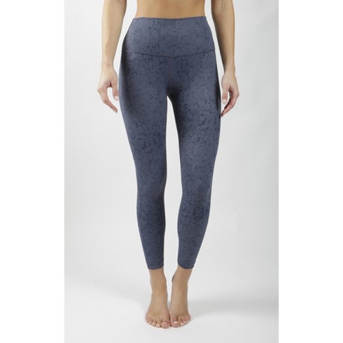 Yogalicious - Women's Nude Tech Water Droplet High Waist Ankle Legging -  Celestial Navy - Small : Target