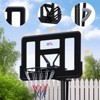 Racxily Adjustable Basketball Hoop 7.5-10ft Height, 44" Backboard with Wheels, Portable Basketball Stand for Pool/Indoor/Outdoor, Fillable Base - 4 of 4
