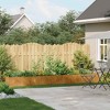 vidaXL Planter Rusty Weathering Steel Large Decorative Inlays Planter - 3 of 4