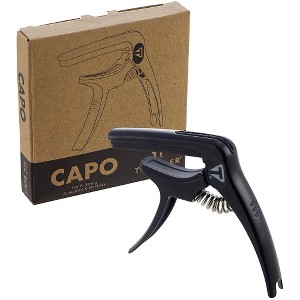 Traveler Guitar Universal Guitar Capo With Pick Holder Black - 1 of 4