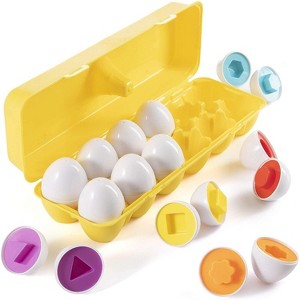 PREXTEX My First Find and Match Easter Matching Eggs with Yellow Eggs Holder - 1 of 3