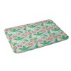 Jacqueline Maldonado Strawberries Watercolor Memory Foam Bath Rug Blue - Deny Designs: Abstract Microfiber Mat, Machine Washable - 2 of 4