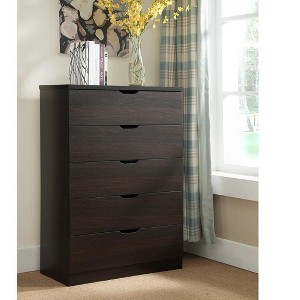 NicBex 5 Drawers Dresser Modern Chests of Drawers Closet Organizers and Storage with Metal Drawer Glides for Bedroom, Living Room - 1 of 4