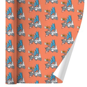 Tom And Jerry Best Friends Gift Wrap 30" x 72" - 1 of 4