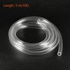 Unique Bargains PVC Flexible Air Water Plumbing Pipe with Clamps 10 ft Clear - 2 of 4