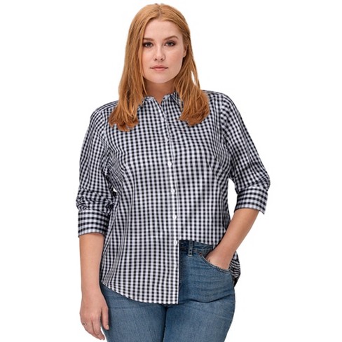 this is love plus size button down | chocolate