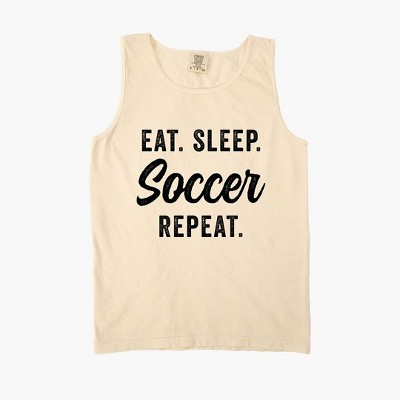Simply Sage Market Women's Eat Sleep Soccer Repeat Racerback Tank