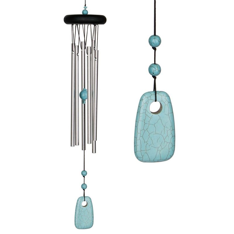 Woodstock Wind Chimes Signature Collection, Woodstock Chakra Chime, 17'' Wind Chime for Outdoor Garden Décor, 3 of 7