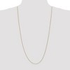 Black Bow Jewelry 0.8mm, 14k Yellow Gold, Solid Spiga Chain Necklace - 2 of 4