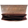 Amerileather Brown Classical Leather Organizer Briefcase – Timeless Design with Structured Layout and Top Grain Leather Construction - 2 of 3