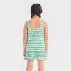 Girls' Sleeveless Striped Romper - Cat & Jack™ - 2 of 3
