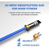 Vynxaria 4Ft Olympic Barbell - Solid Chrome Weight Bar for Home Gym, 400Lbs Capacity - 4 of 4