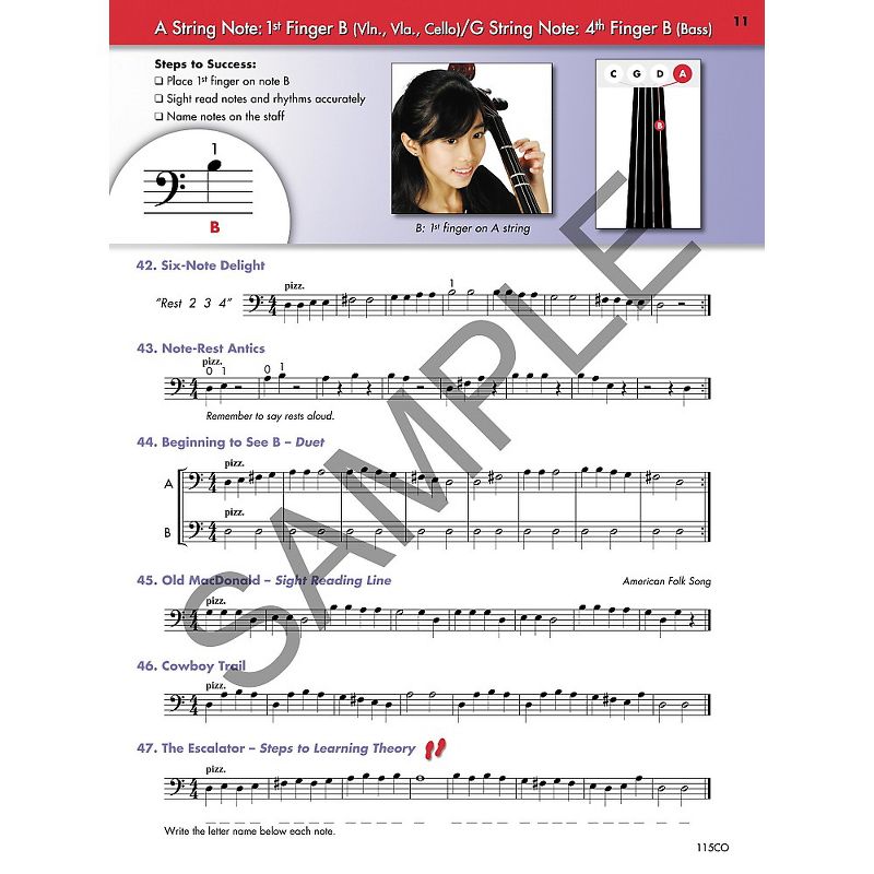 KJOS String Basics Book 1 for Cello, 2 of 3