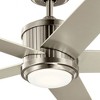 Kichler Lighting Brahm 1 - Light Ceiling Fan in  Natural Brass - 3 of 4