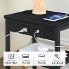 End Table with Charging Station and USB Port, 3-Tier Nightstand with Adjustable Shelf, Small Side Table for Small Space in Living Room, Bedroom - 4 of 4