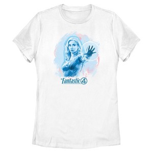 Womens The Fantastic Four: First Steps Invisible Woman Portrait T Shirt - 1 of 4