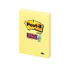 Post-it 4pk 4" x 6" Lined Super Sticky Notes 45 Sheets/Pad - Canary Yellow - image 2 of 4