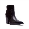 Women's Wo's Western Chic Block Heel Booties - Qupid - 3 of 4