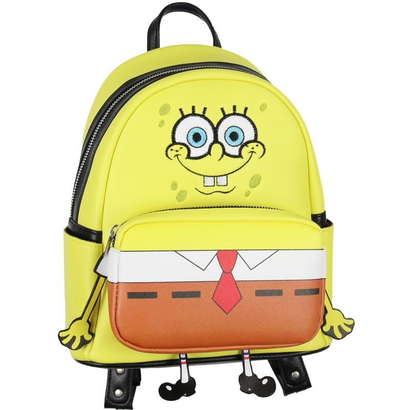 Nickelodeon SpongeBob SquarePants Body Hanging Legs Mini Backpack Yellow, 1 of 9