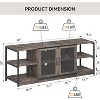 TV Stand Farmhouse Entertainment Center for 65 Inch TV Media Console Cabinet - 3 of 4