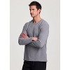 Avalanche Men's Ultra Lightweight Micro Fleece Mini Stripe Long Sleeve Shirt Base Layer - 4 of 4