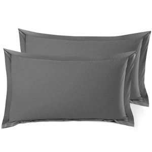 Nestl Soft Pillow Shams Set of 2, Double Brushed Microfiber Pillow Covers, Premium Pillow Shams With 1.5” Flange - 1 of 4