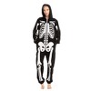 Joyfy Adult Skeleton Halloween Costume Skeleton Pajamas Adult  Skeleton Hoodie - 3 of 4