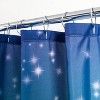 Tie-Dye Sky Kids' Shower Curtain - Allure Home Creations: Multicolored Abstract Design, Polyester, Machine Washable - 4 of 4