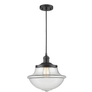 Oxford - 1 Light Cord Hung Mini Pendant In Traditional Style-11.5 Inches Tall and 11.75 Inches Wide - 1 of 1