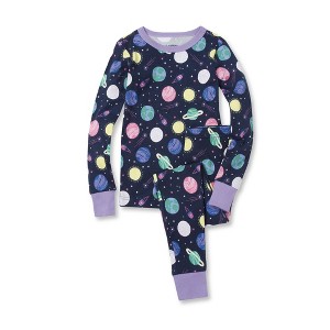 Lands' End Kids Pattern Snug Fit Pajama Set - 1 of 2