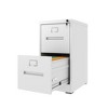 2 Drawer File Cabinet with Lock Metal Vertical File Cabinet Office Home, A4 Legal/Letter Size Narrow File Cabinet Locked,Assembly Required - 2 of 4