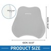 Unique Bargains Car Seat Lumbar Cushion Memory Foam Support Ergonomic Design - 4 of 4