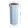happimess Fleur 25-Gallon Traditional Classic Disposable Corrugated Cardboard Event Trash Can and Recycling Bin - 4 of 4