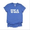 Simply Sage Market USA Distressed Stars Short Sleeve Tee - 3 of 4