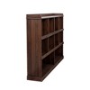 Etelifrank Walnut 10-Shelf Bookcase - Stylish and Functional Storage for Home or Office - 4 of 4