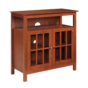 Big Sur Highboy TV Stand for TVs up to 42" with Storage Cabinets - Breighton Home - 1 of 4