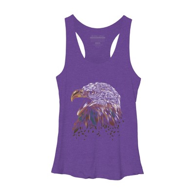 Women's Design By Humans WILD EAGLE By Dandingeroz Racerback Tank Top