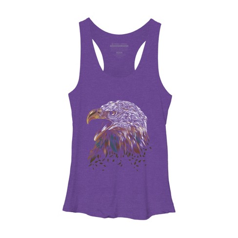 Women's Design By Humans Wild Eagle By Dandingeroz Racerback Tank