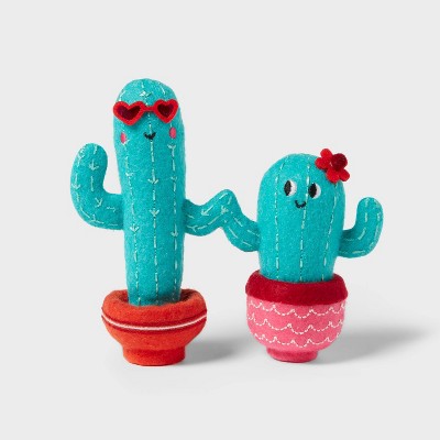 Felt Cactus Duo Valentine's Day Figurine - Spritz™