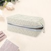 Unique Bargains Women's Portable Solid Color Faux Pearls Makeup Bag 1 Pc - 3 of 3