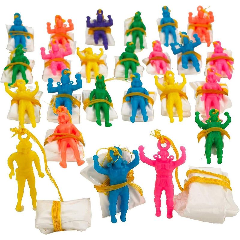 Kicko 24" x 1.75" Assorted Colors Cool Airborne Action Figures - 24 pack, 3 of 6