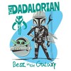 Boy's Star Wars: The Mandalorian Best in the Galaxy Dadalorian T-Shirt - 2 of 4