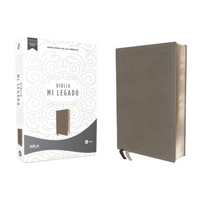 Nbla Biblia Mi Legado, Leathersoft, Gris, Una Columna, Interior a DOS Colores - by  Vida & Nbla-Nueva Biblia de Las Américas (Leather Bound)