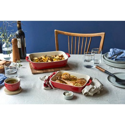 STAUB Ceramic 2-pc Rectangular Baking Dish Set : Target