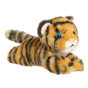 Aurora Small Tiger Cub Mini Flopsie Adorable Stuffed Animal Orange 8" - 1 of 4
