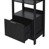 PAGED Tall Free Standing Bookshelf Modern Bookcase with Open Shelves for Living Room, Study Room - 4 of 4