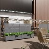 Iron Gray Planting Box with Climbing Frame - Outdoor Planting Box - 2 of 4